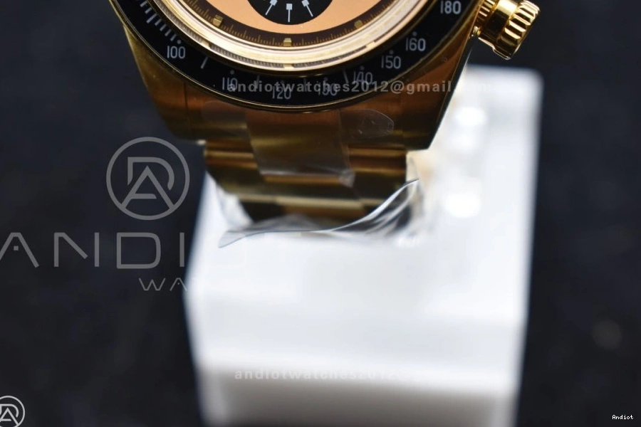 Edition on Bracelet YG YG Dial A7750 Daytona Black ADGF Best YG 0215